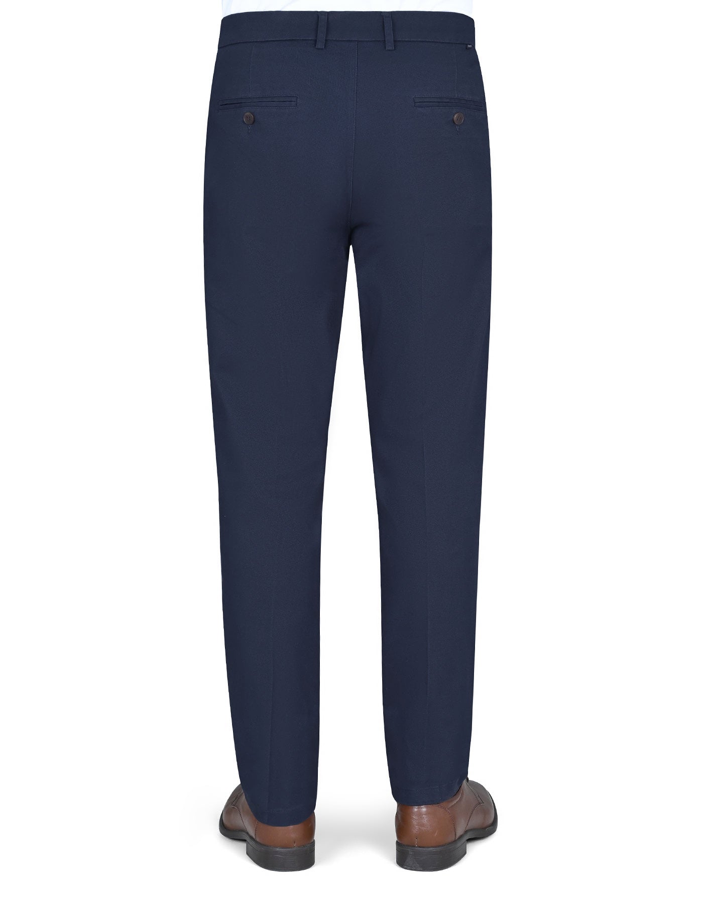Navy Smart Fit Cotton Trouser FTC2517S-38