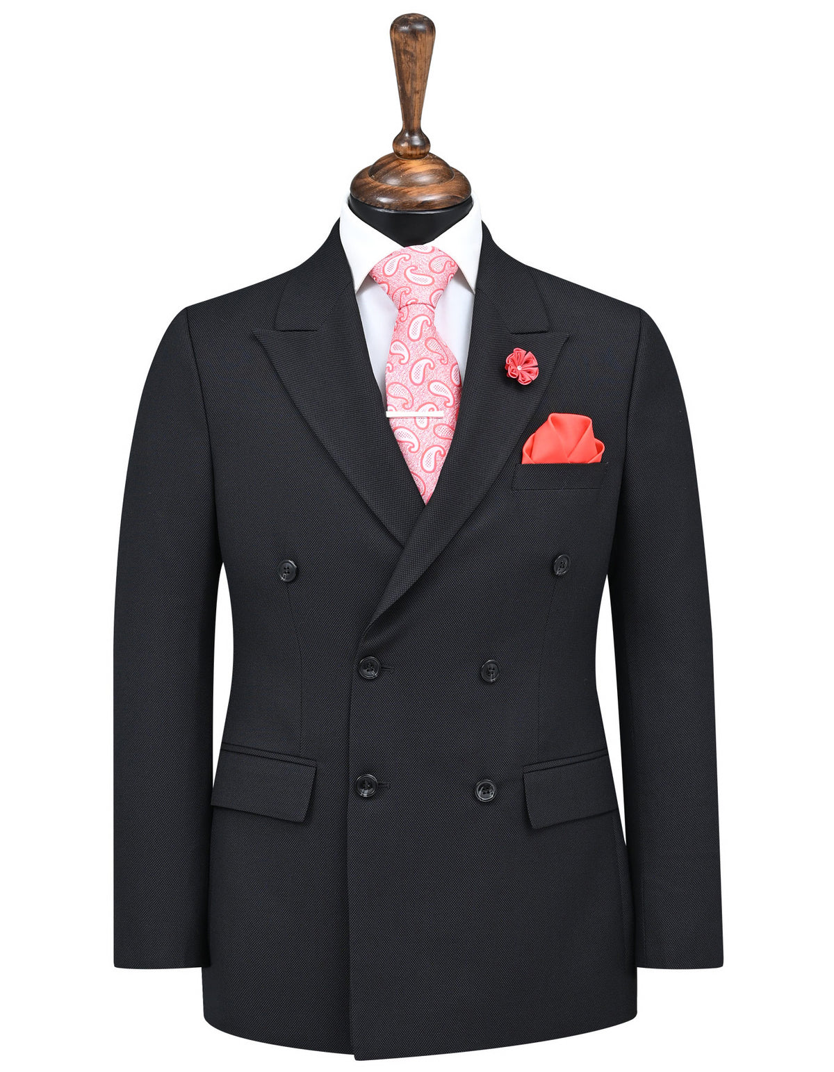 Charcoal Texture Suit ST2682C-34