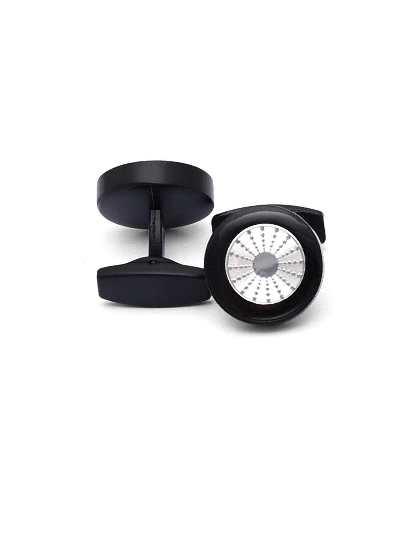 Silver Circle Cufflink