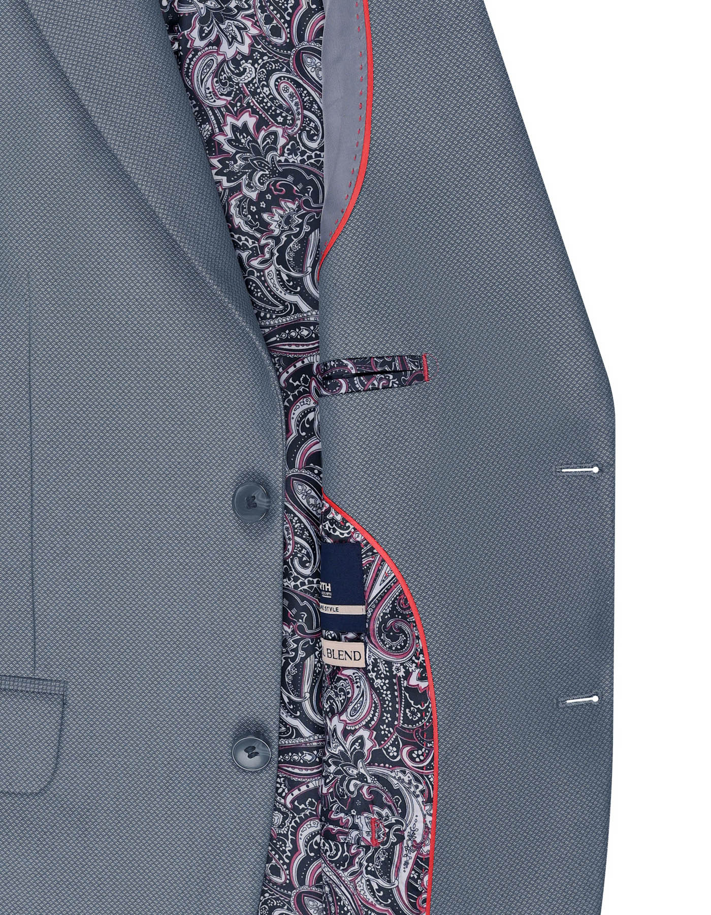 Grey Tailored Smart Fit Coat CC2526-42