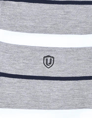 Stripe Heather Grey TP2575-XL