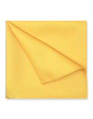 Yellow Plain Pocket Square