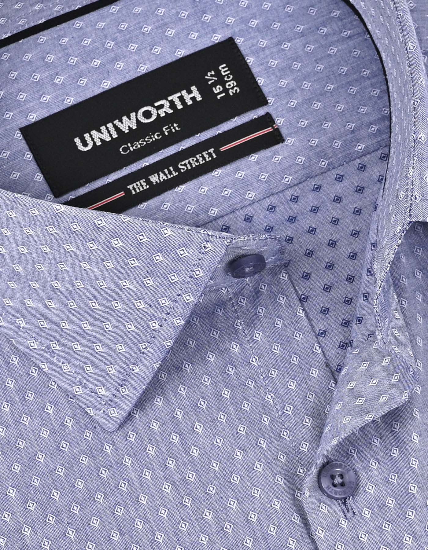 Self Navy Classic Fit Shirt FS20503RF-15
