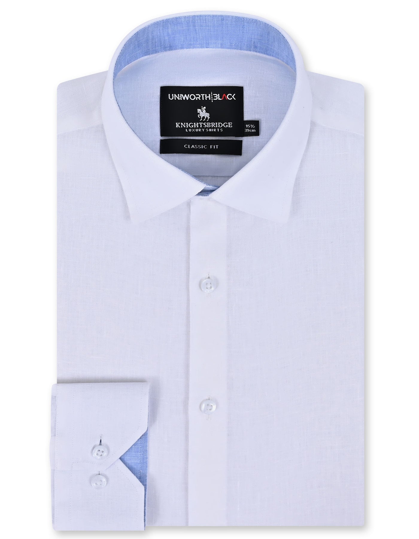 Plain White Classic Fit Shirt FS2413-2RF-14.5