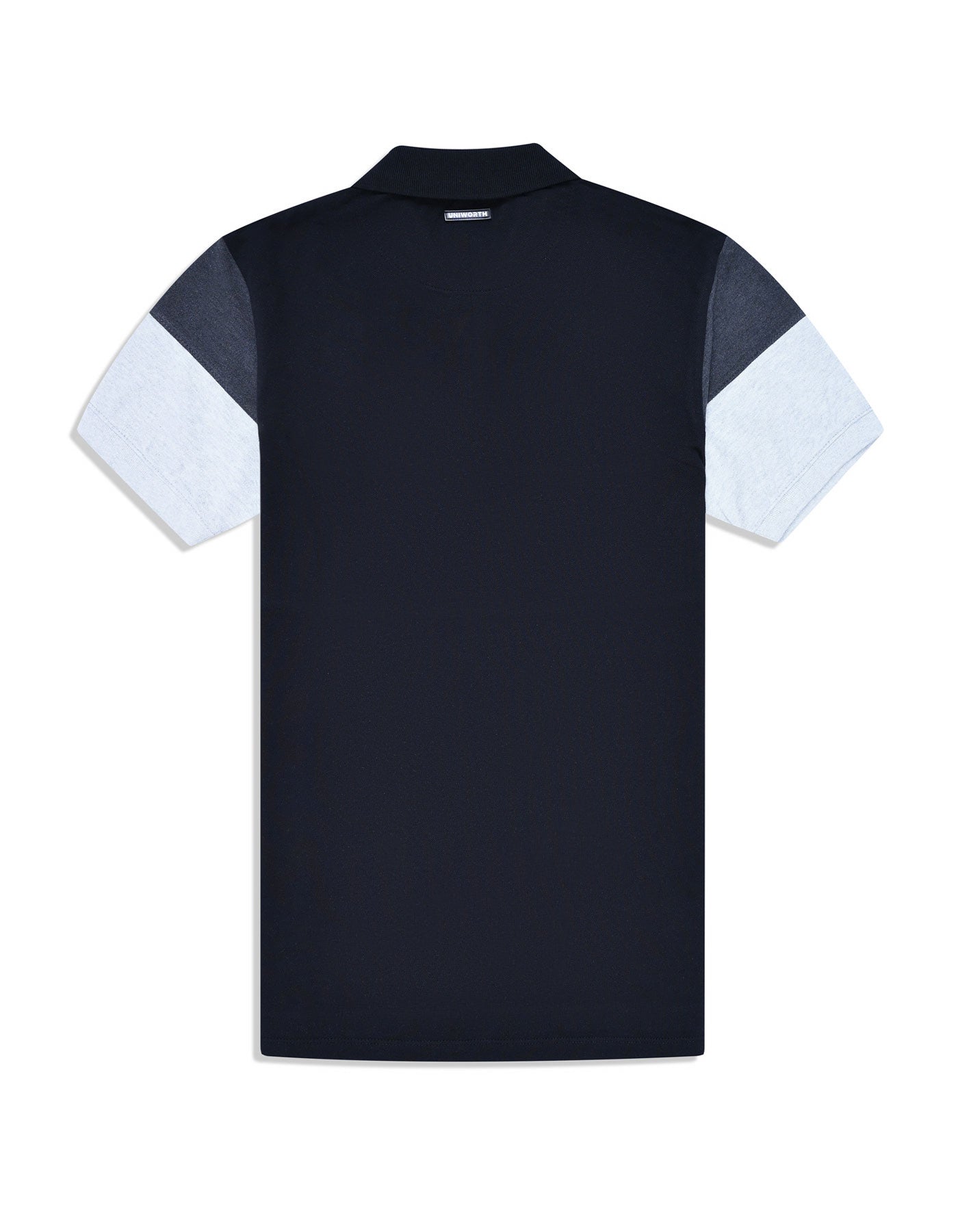Black Color Block Polo Shirt