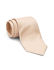 Beige Self Plain Tie