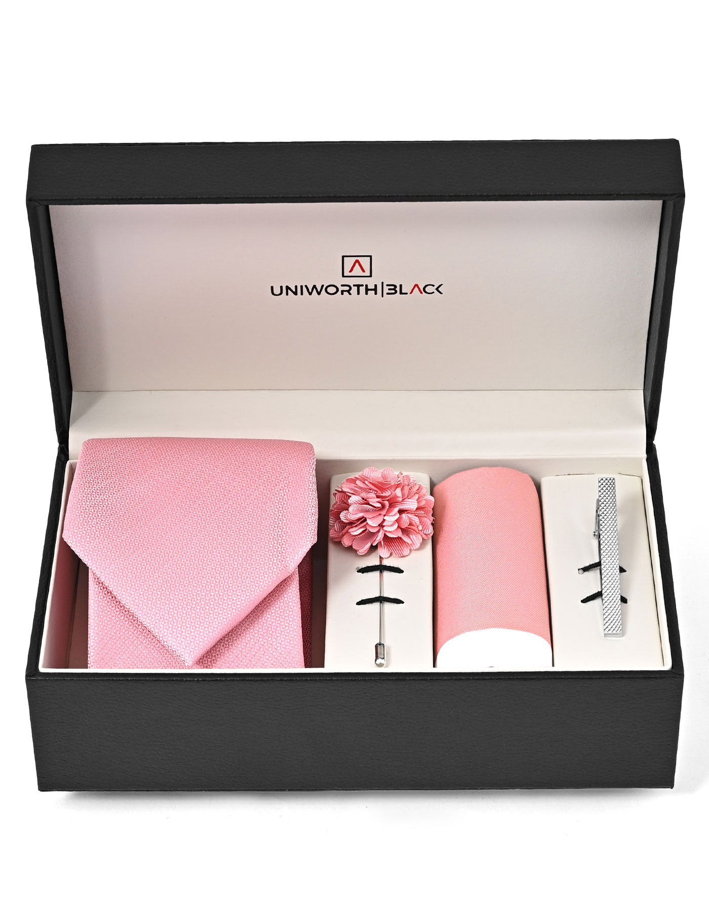 Pink Texture Men Accessories Box