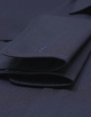 Plain Navy Tailored Smart Fit Shirt FS1314-4SD-15.5