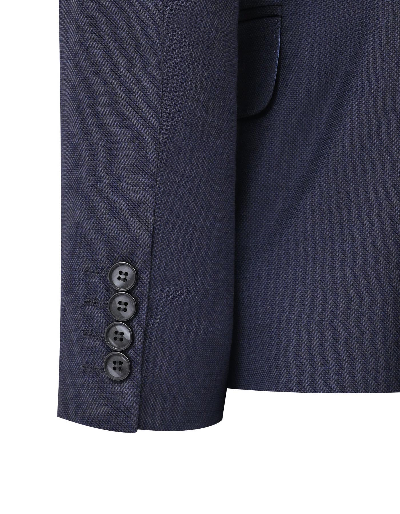 D Navy Texture Suit ST2734S-38