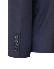 D Navy Texture Suit ST2734S-38