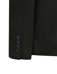 Black Tailored Smart Fit Coat CC2530-40