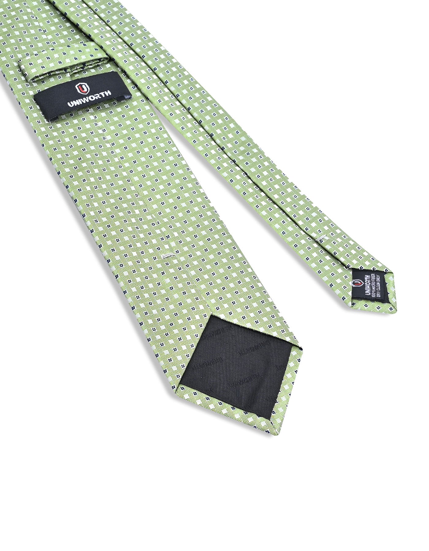 L Green Geometric Tie