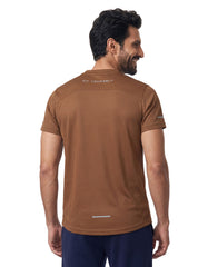 Brown Texture Gym Tee