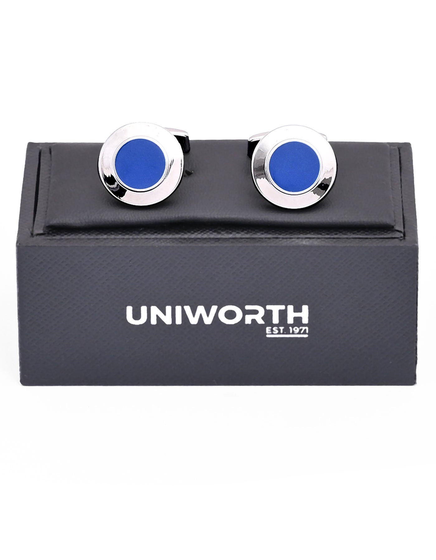 Blue Circle Cufflink