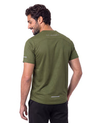 Olive Texture Gym Tee