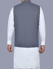 Grey Plain Waist Coat WC2503-5C-40