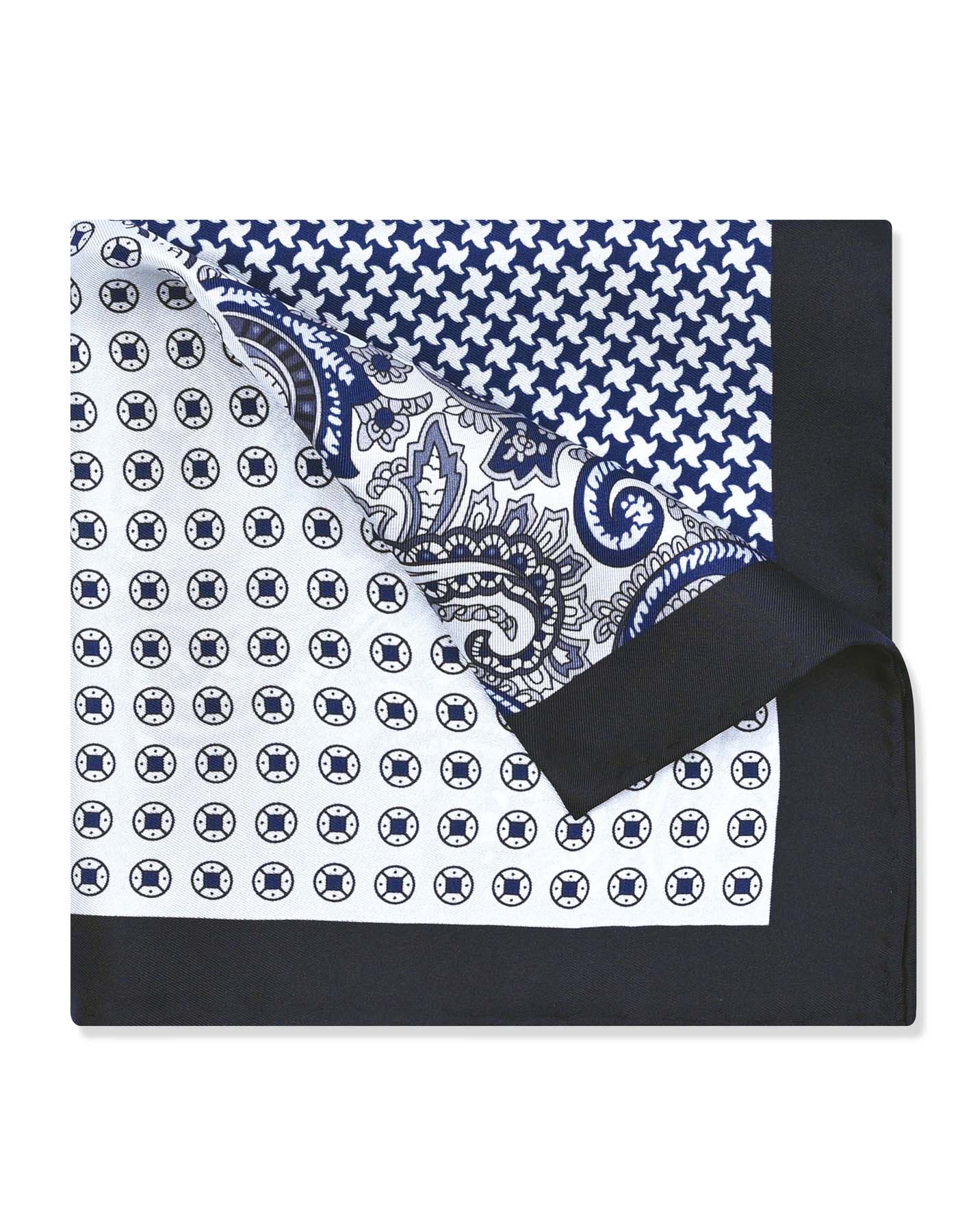 Grey Texture Pocket Square