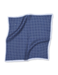 Blue Dotted Pocket Square