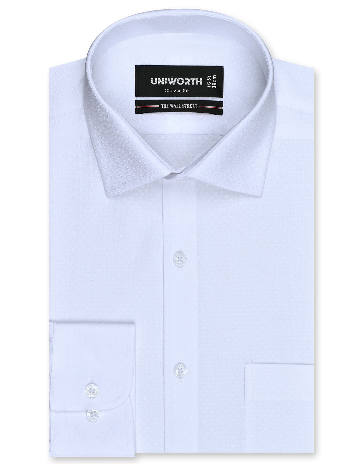 Self White Classic Fit Shirt FS20423RF-14.5