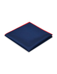 Blue Plain Pocket Square