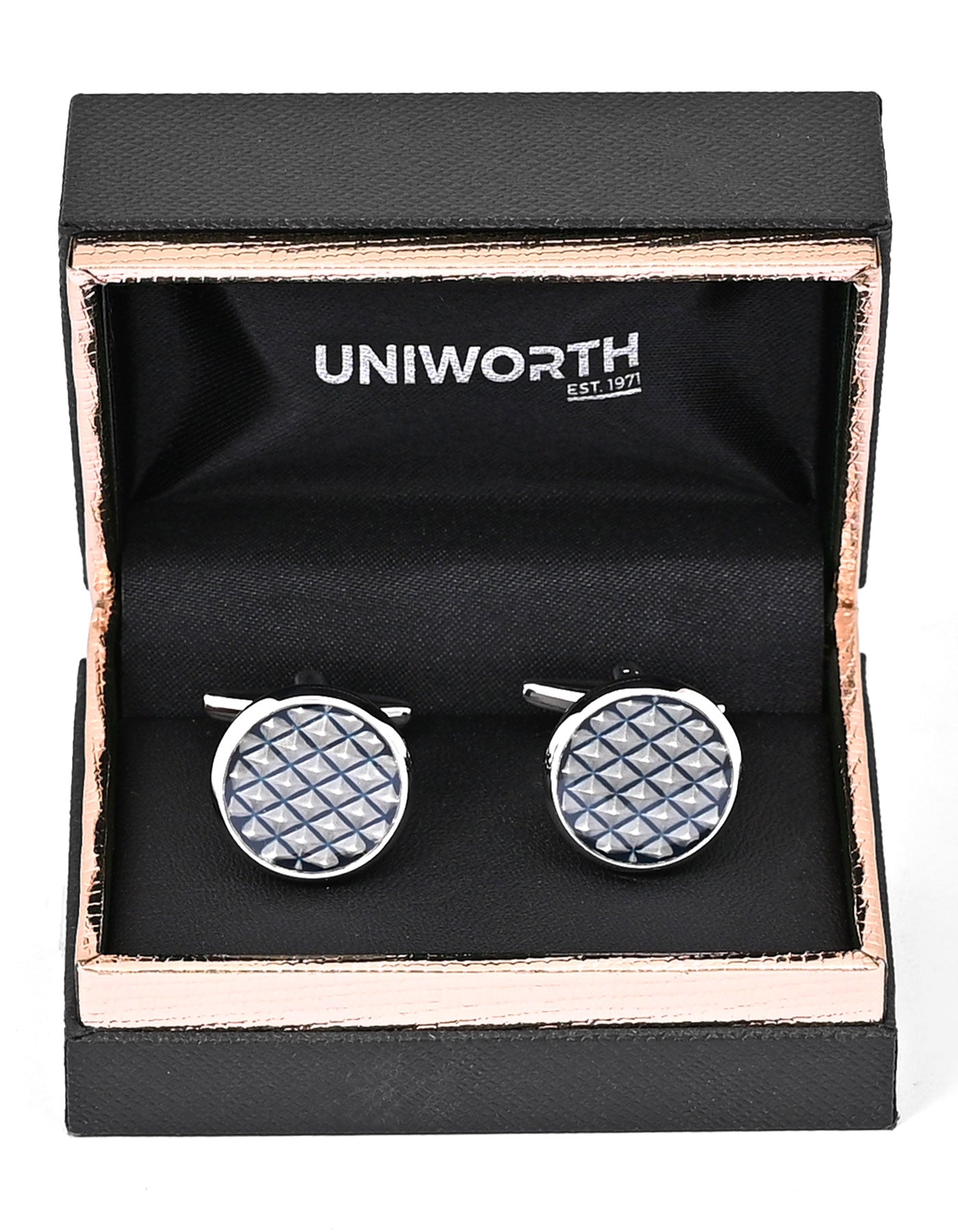 Grey Circle Cufflink