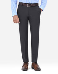 Black Plain Formal Trouser Tailored Smart Fit FT557-1S-30