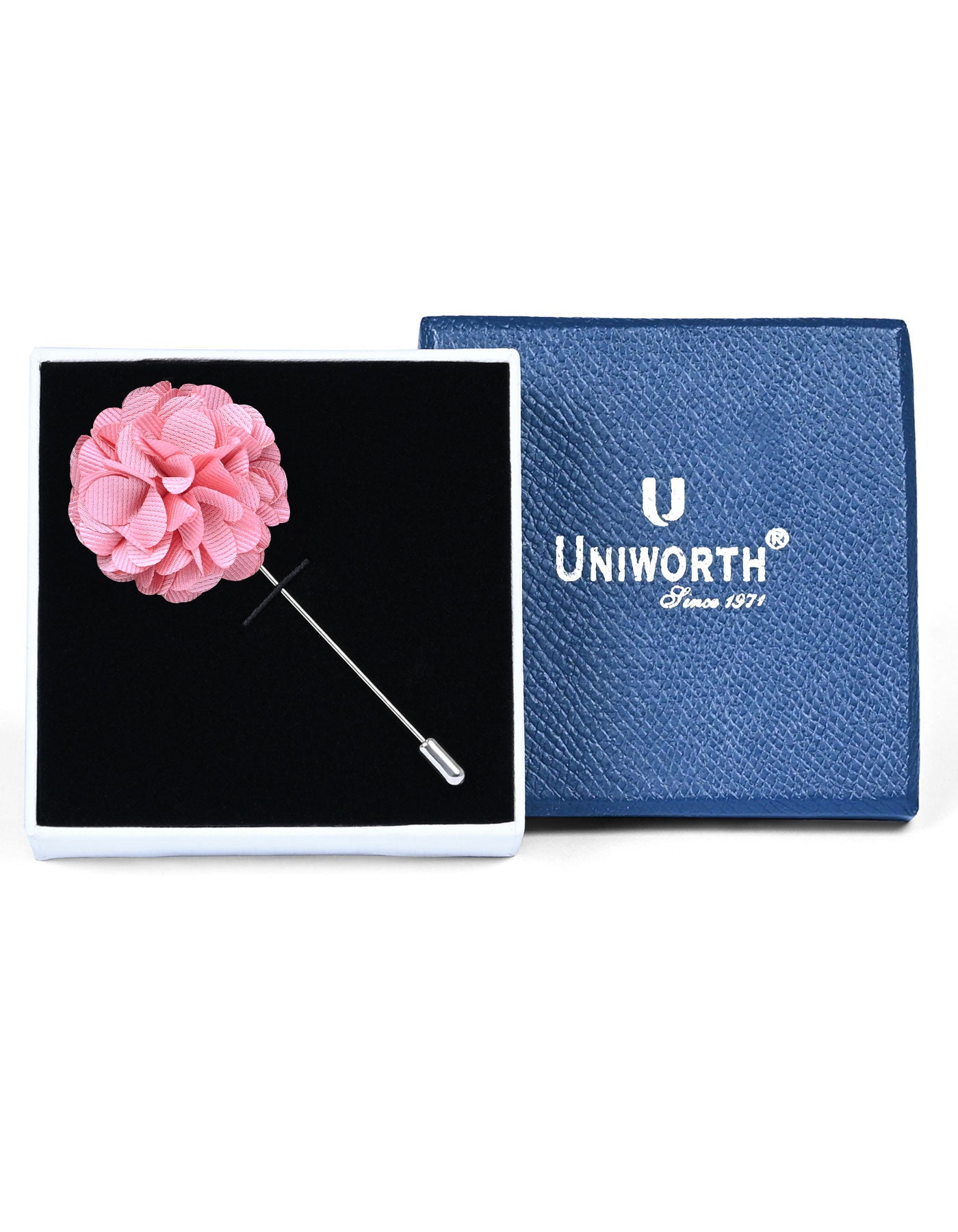 Pink Floral Coat Lapel Pin