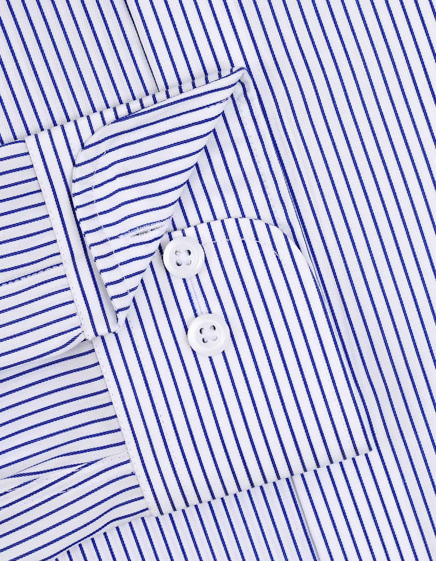 Stripe Royal Blue Tailored Smart Fit Shirt FS2934-1SF-15.5