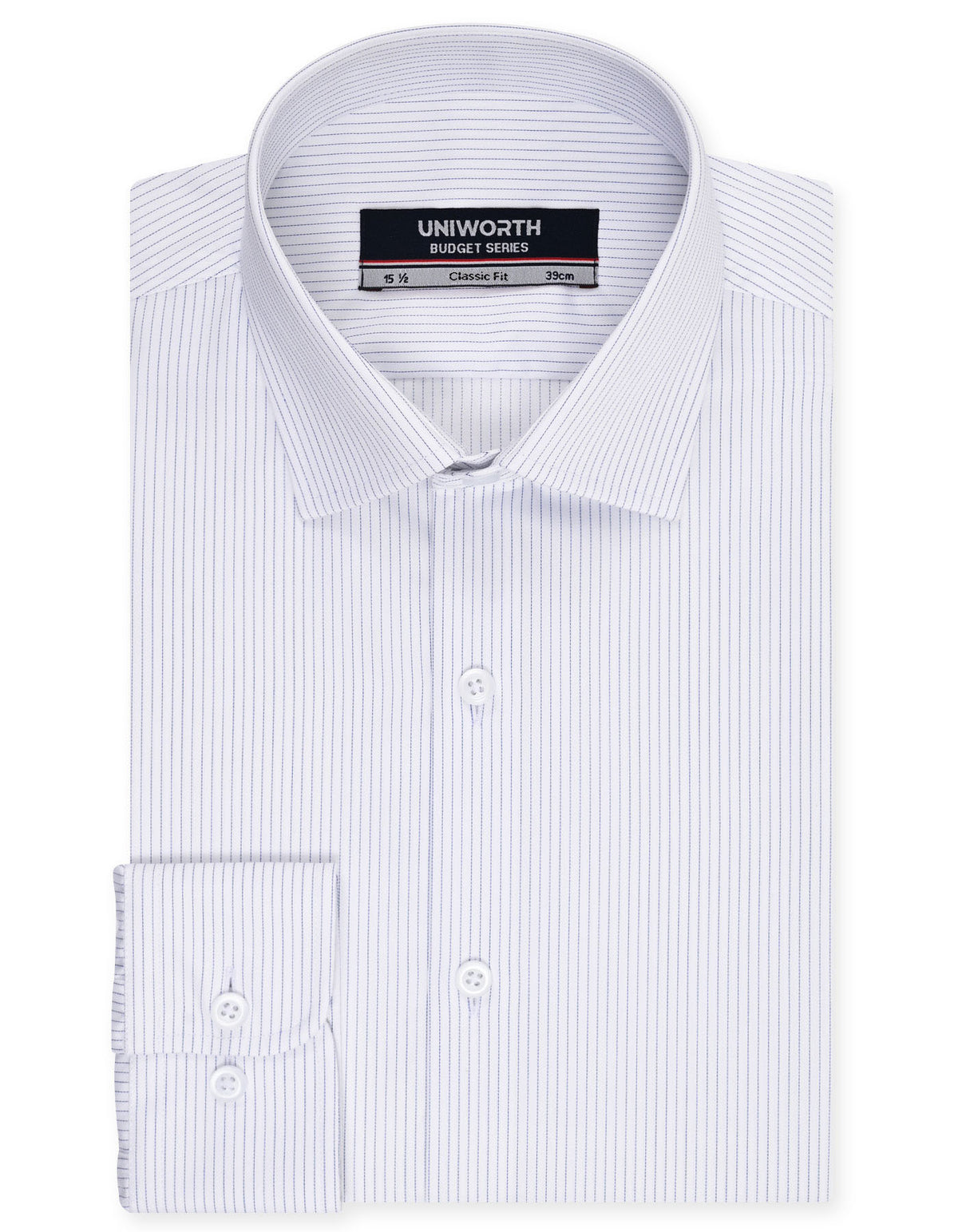 Stripe Blue Classic Fit Shirt FS2872-3RF-14.5