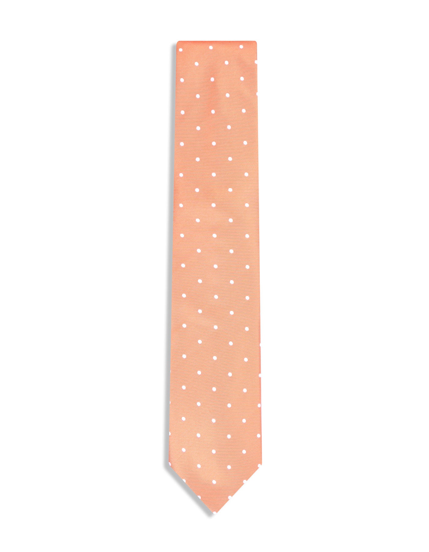 Peach Dotted Tie