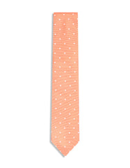 Peach Dotted Tie