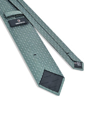 C Green Geometric Tie