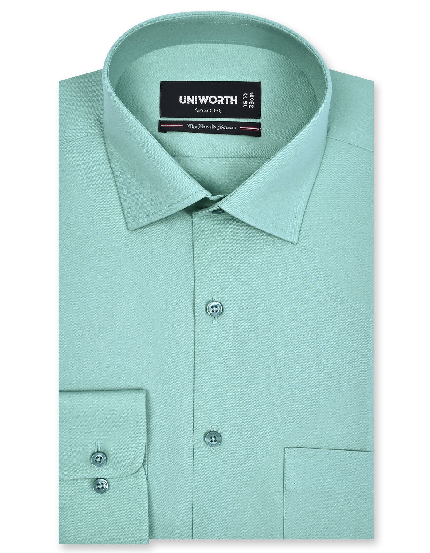 Plain D Cyan Tailored Smart Fit Shirt FS1654SF-14.5