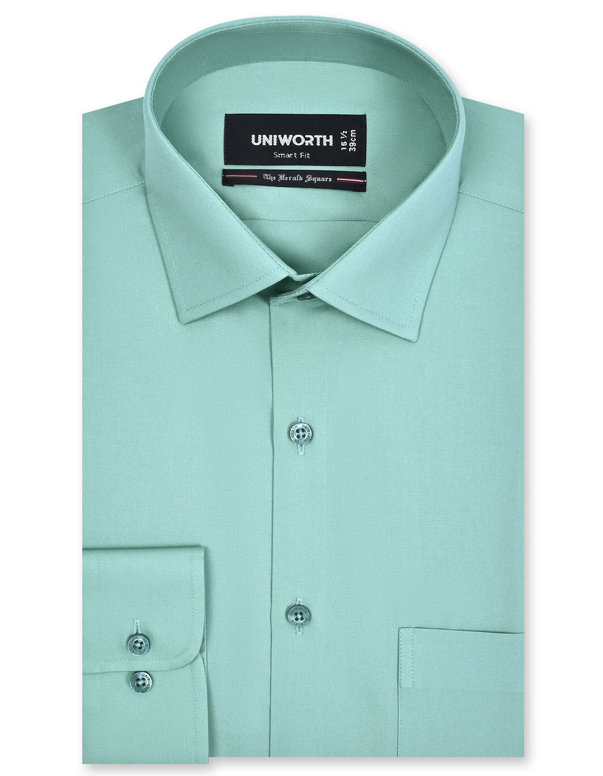 Plain D Cyan Tailored Smart Fit Shirt FS1654SF-14.5
