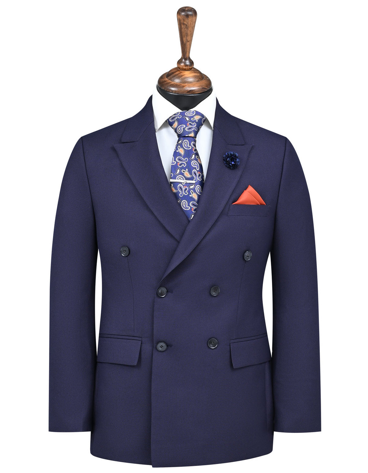 D Purple Texture Suit ST2681S-34