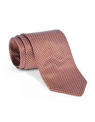Brown Geometric Tie