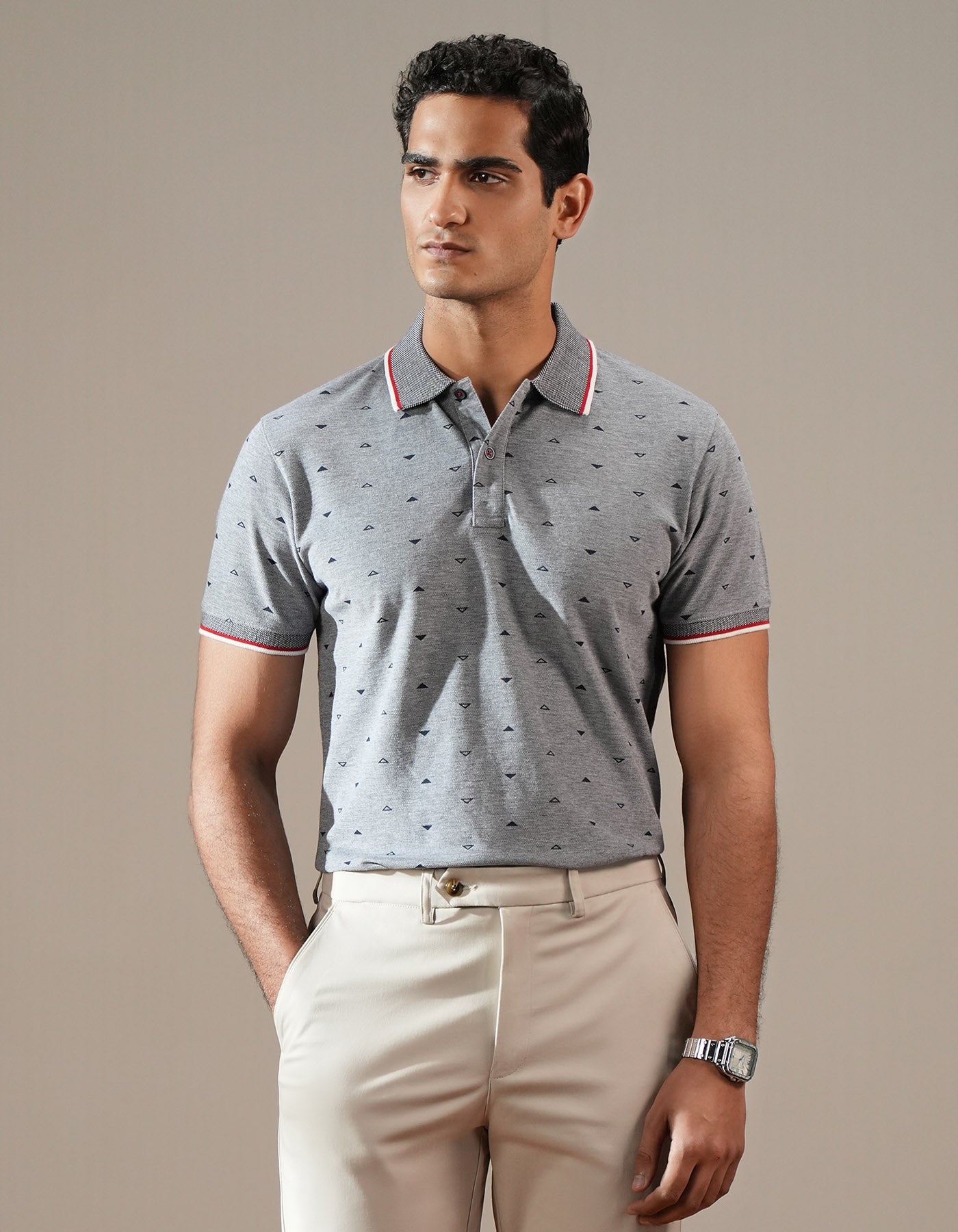 Printed Navy TP2561-M