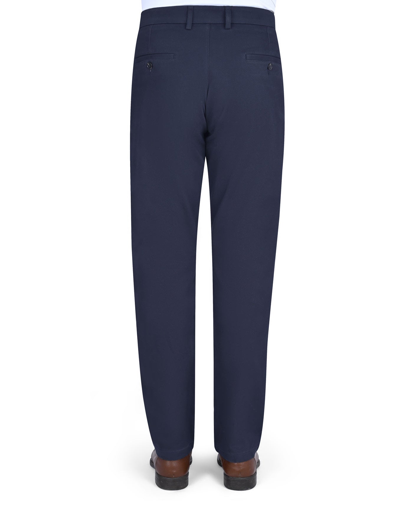 Navy Smart Fit Cotton Trouser FTC2526S-38