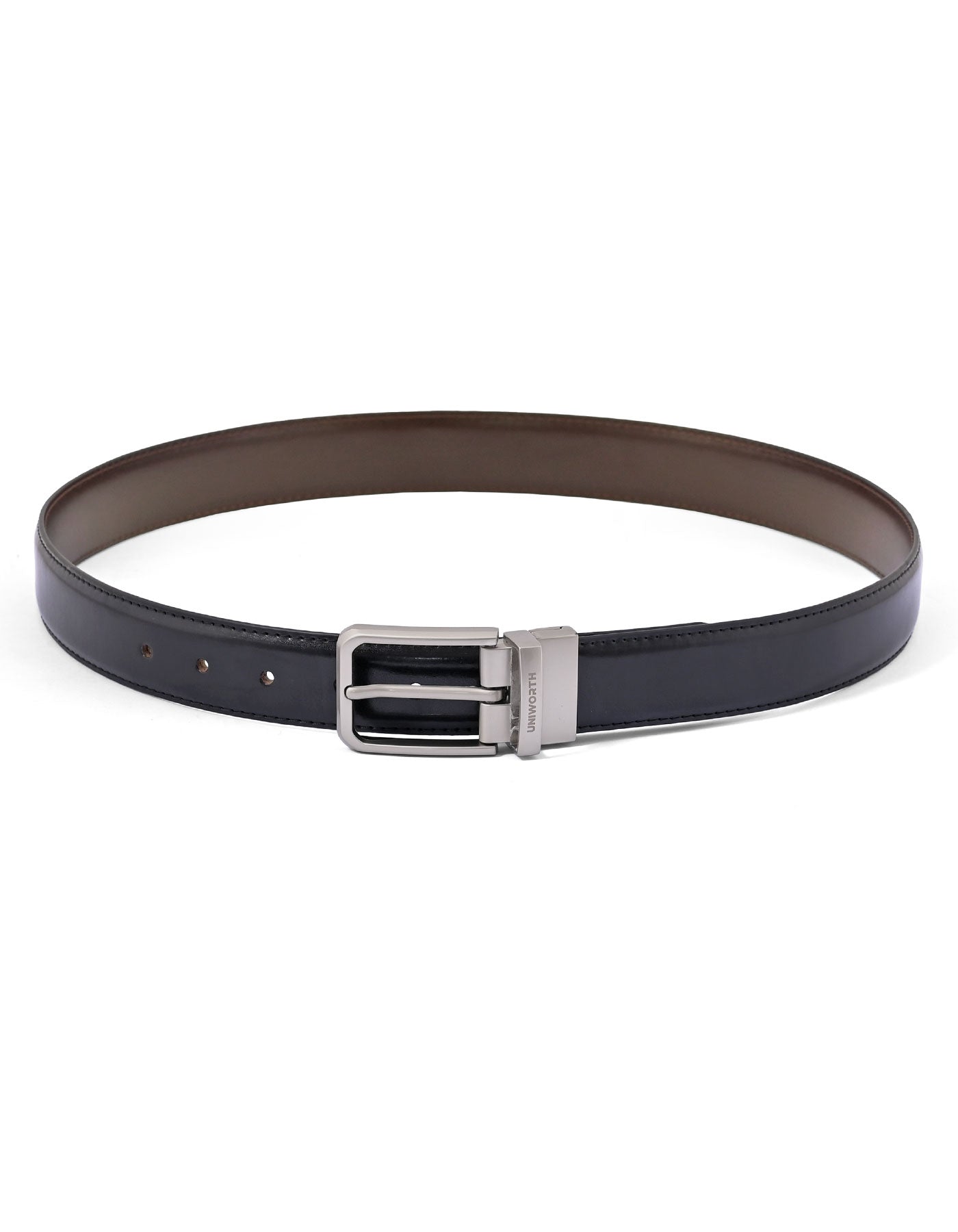Formal Belt Premium Buckle Black BTP2607 Uniworth Double Side BTP2607-34