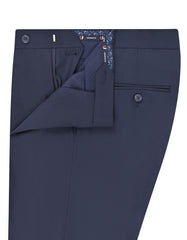 Navy Plain Formal Trouser Classic Fit FT608-1C-32