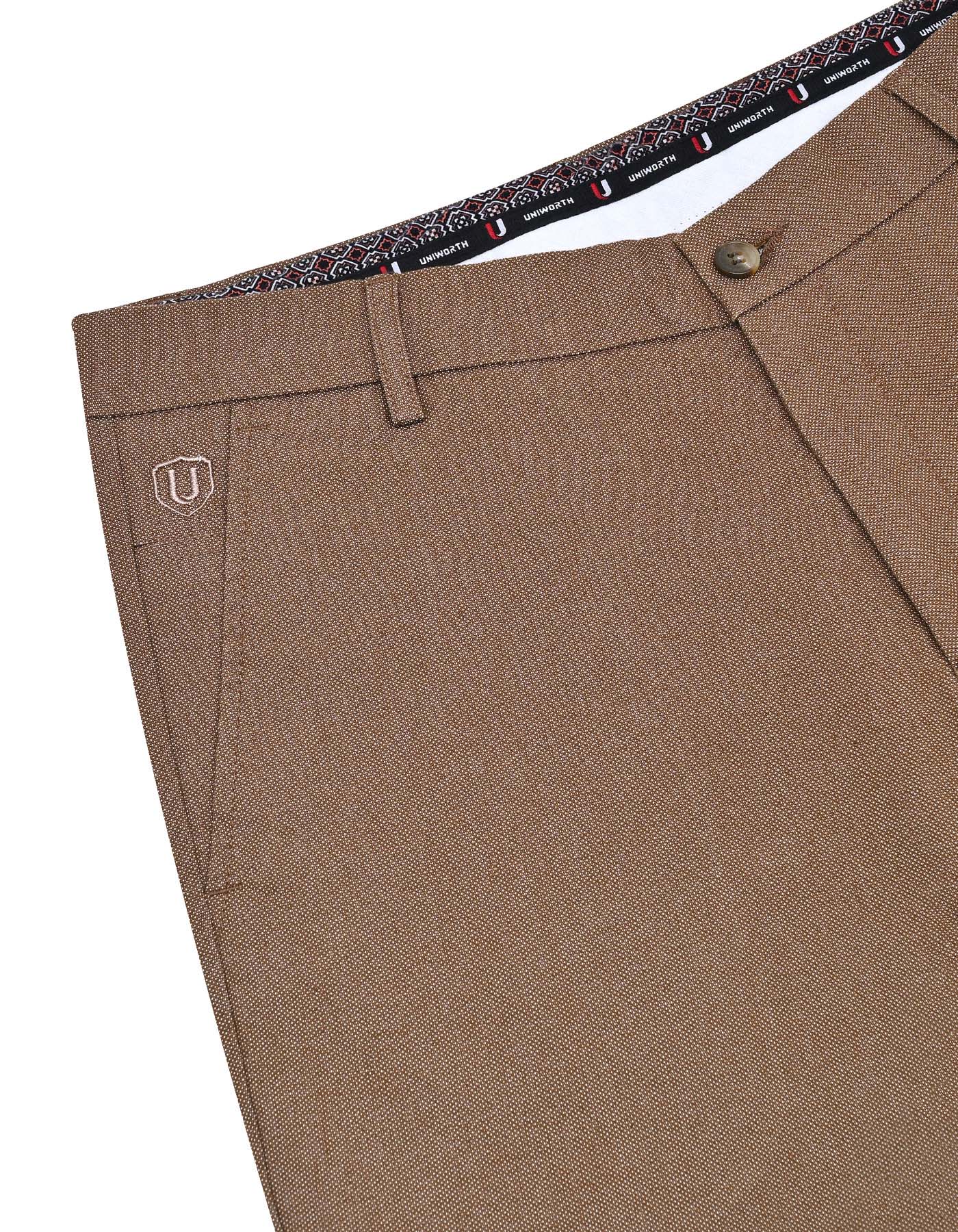 Camel Smart Fit Cotton Trouser FTC2551S-36