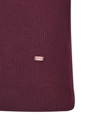 Maroon Plain Half Zipper SFA2511-2-XXL