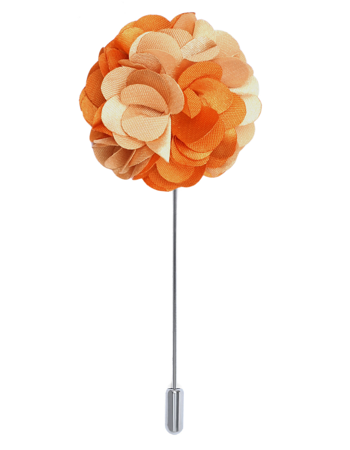 Peach Floral Coat Lapel Pin