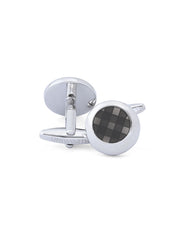 Charcoal Oval Cufflink