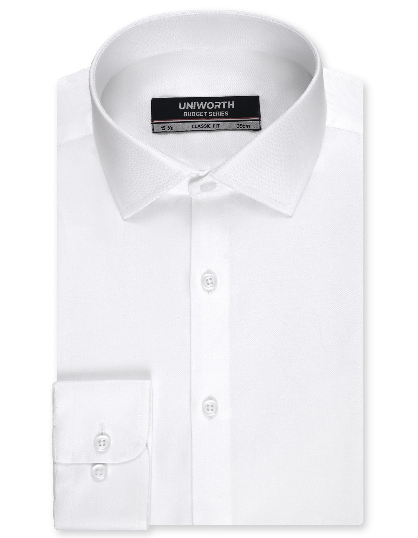 Self White Classic Fit Shirt FS1782RF-14.5
