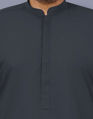 Charcoal Plain Kameez Shalwar KS26101R-S