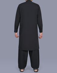 Black Plain Kameez Shalwar KS2562R-L