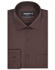 Plain Chocolate Classic Fit Shirt FS1652RF-14.5