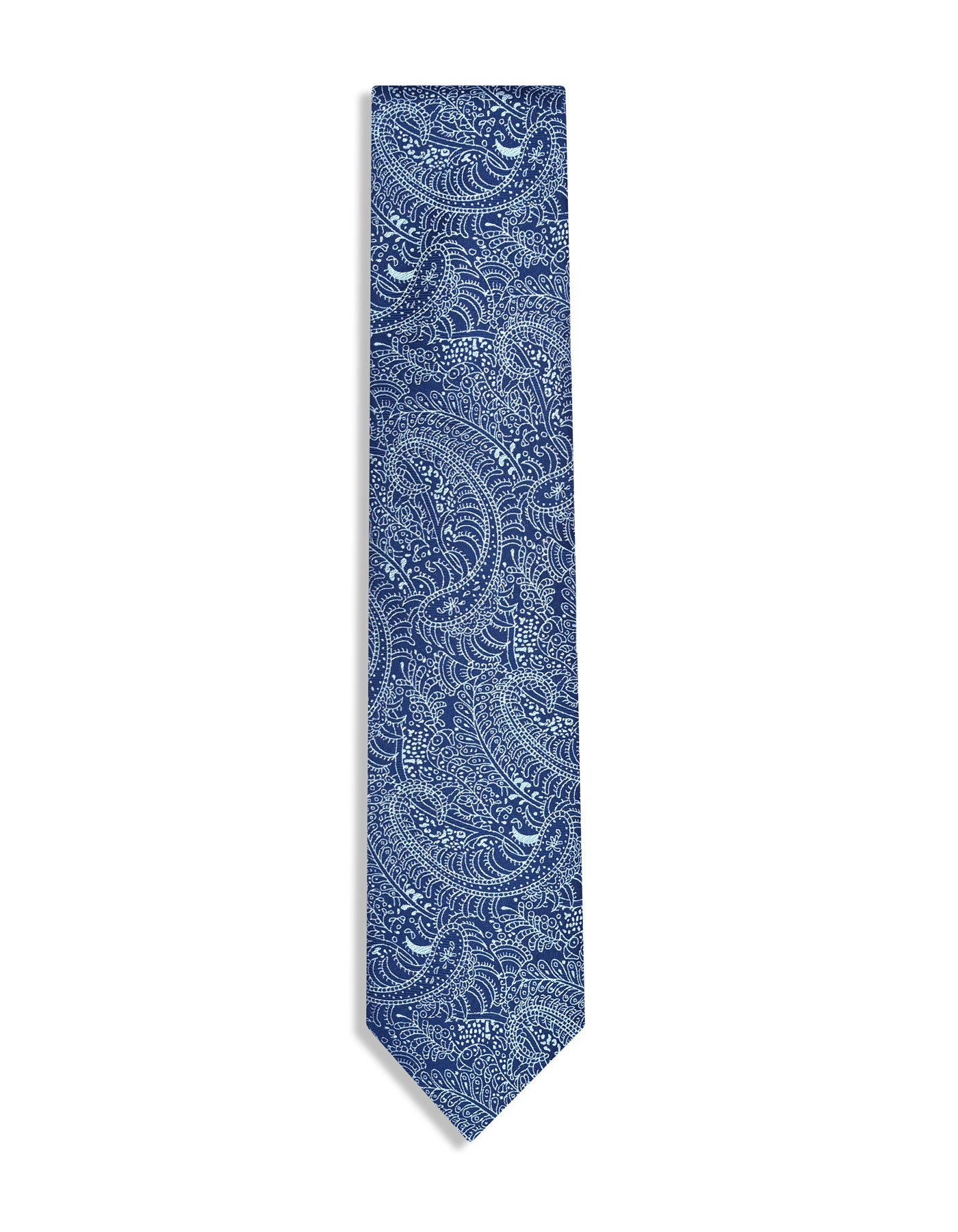 Indigo Paisley Tie