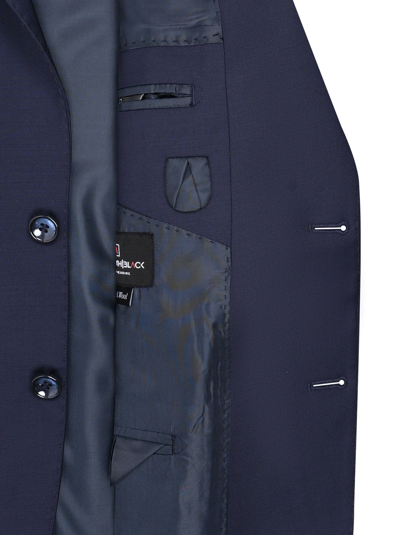 Navy Plain Suit ST2607-3S-40